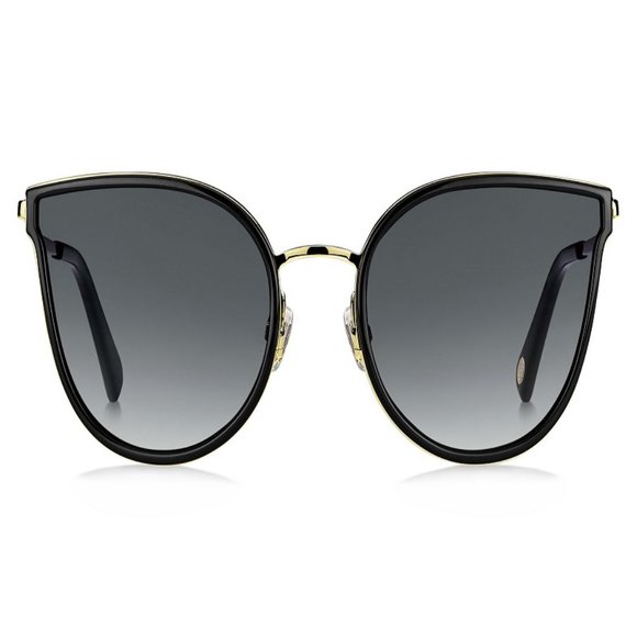Fossil Cat Eye Women Black Gold Metal Frame main image 3